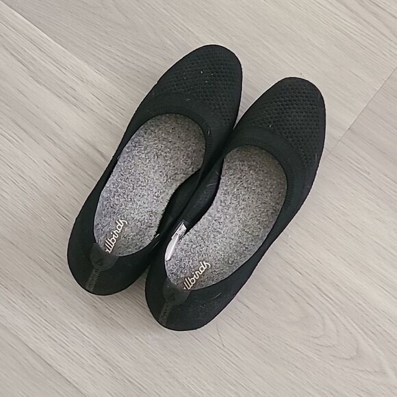 Allbirds Tree Breezers Ballet Flats 7.5 Classic Casual Comfy Dark Academia - Picture 2 of 7